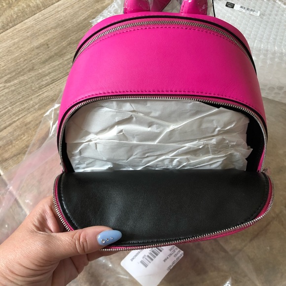 NWT MCM Studded Backpack Hot Pink - Picture 9 of 10